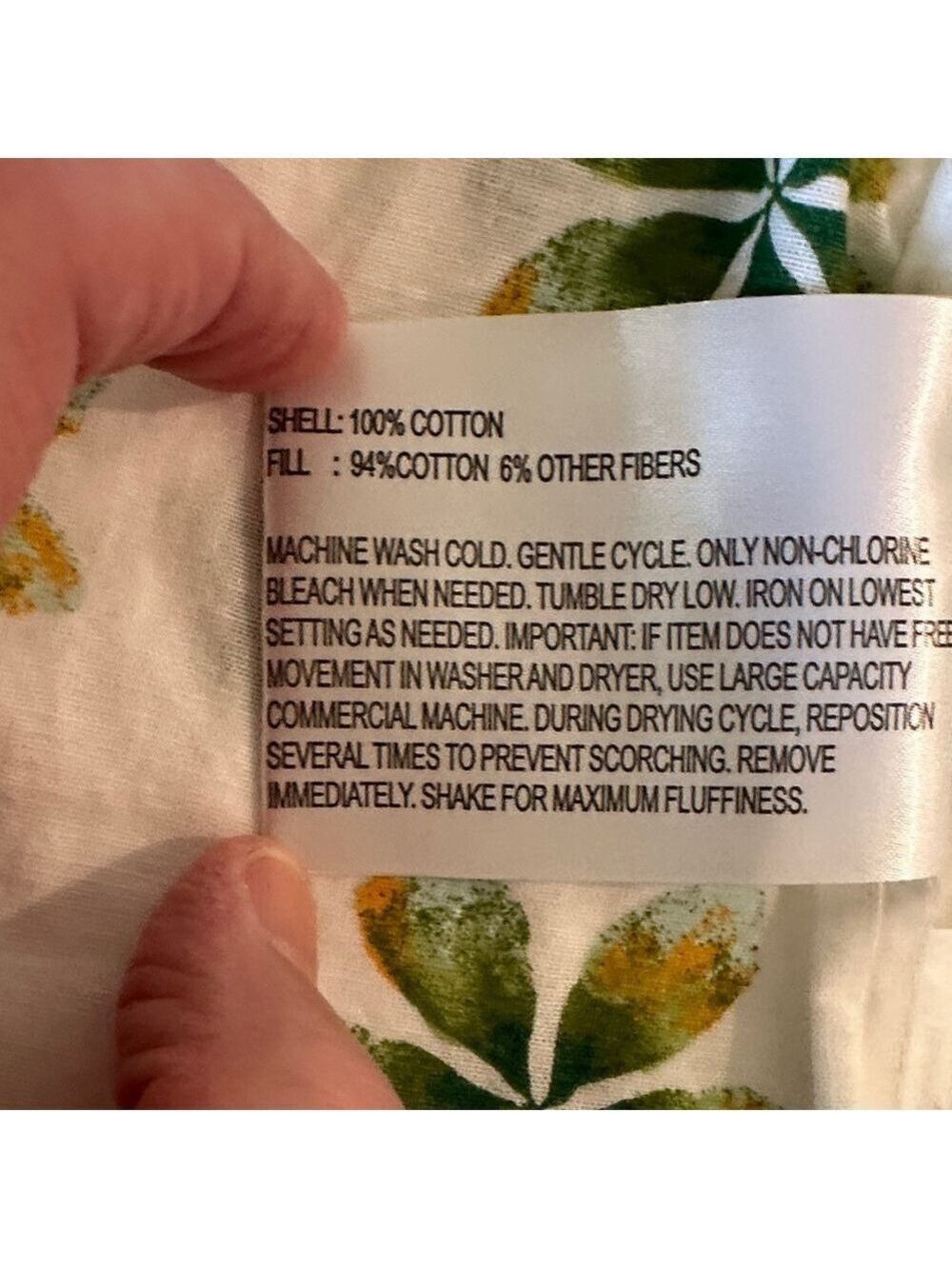NWT Emily Standard size Pillow Shams by Cracker Barrel Quilted, Floral Beautiful - Picture 12 of 12